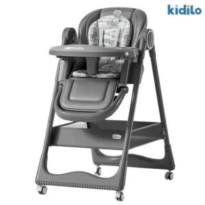 Kidilo KD505 - Baby High Chair - Grey