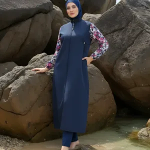 Waterproof Swimsuit - مايوة حريمي مكون من 4 قطع