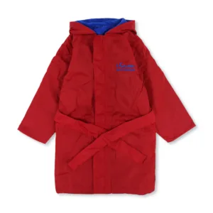 Waterproof Swim Robe Unisex Kids – Red - برنص سباحة اولادي و بناتي