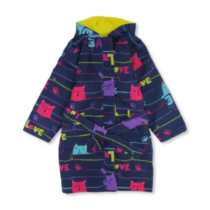 Girls Waterproof Swim Robe  - برنص سباحة بناتي