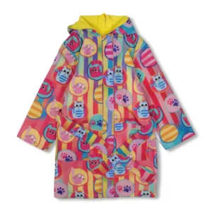 Girls Waterproof Swim Robe  - برنص سباحة بناتي