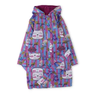 Girls Waterproof Swim Robe  - برنص سباحة بناتي