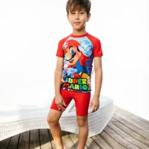boys swimsuit -  مايوة اولادي قطعتين سوبر ماريو