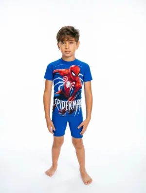 boys swimsuit -  مايوة اولادي قطعتين سبايدر مان