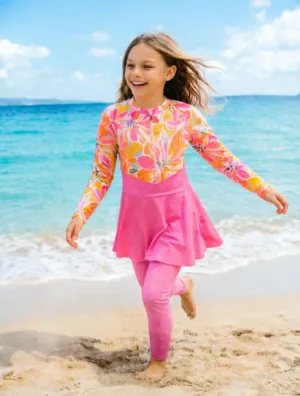 Girls' swimsuit - مايوة بناتي بوركيني محير