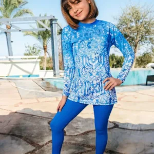 Girls' swimsuit - مايوة بناتي بوركيني محير