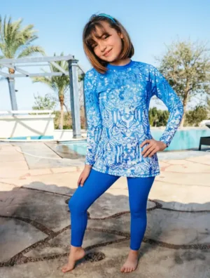 Girls' swimsuit - مايوة بناتي بوركيني محير