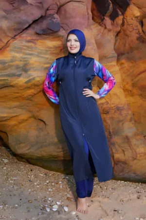 Waterproof Swimsuit - مايوة حريمي مكون من 4 قطع