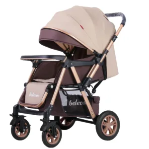 Belecoo 511 Stroller - Grey - عربة اطفال بليكو موديل 511