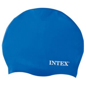 Intex Silicone Swim Cap - كاب سباحة سيليكون مرن من إنتكس