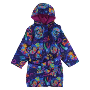Girls Waterproof Swim Robe  - برنص سباحة بناتي