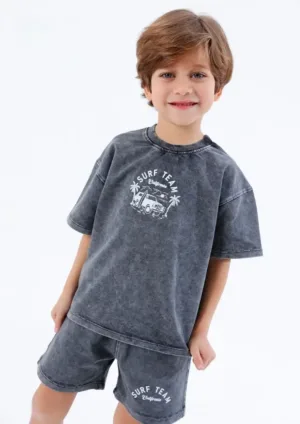 Kids California Surf Set - Graphic T-Shirt & Pants with
