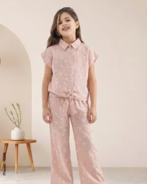 Girls' 2-Piece Summer Set - طقم بناتي صيفي قطعتين