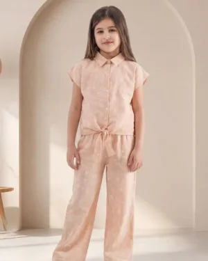 Girls' 2-Piece Summer Set - طقم بناتي صيفي قطعتين