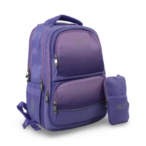 BZ Backpack - 20 Inches + Pencil Case - Purple