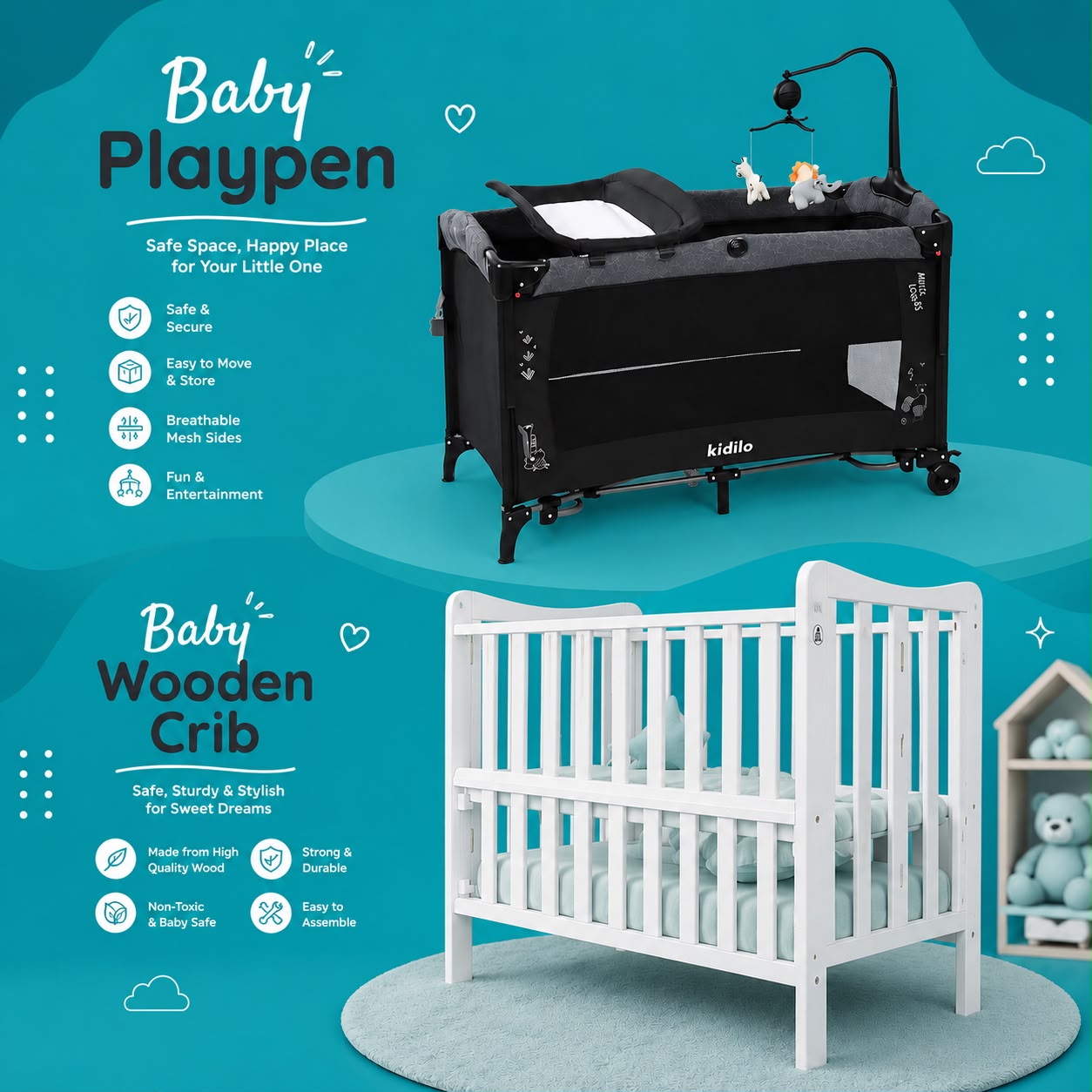 Cribs & Beddings