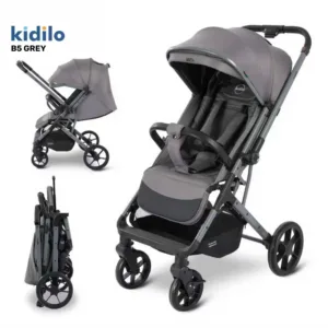 Baby Stroller Kidilo B5 - Grey