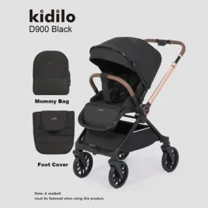 Kidilo D900 Baby Stroller - Black
