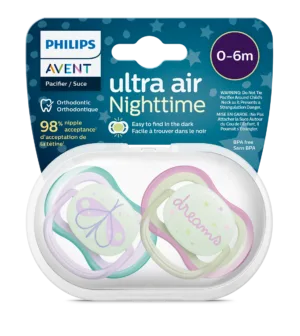 Philips Avent ultra air Soother 0-6M -2PCS